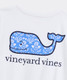 Vineyard Vines Women's Island Floral Whale Tee Island Floral back view