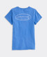 Vineyard Vines Women's Surf Logo Tee side view