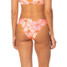 Maaji Women's Retro Bloom Sublimity Bikini Bottoms in Open Pink detail view