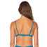 The Maaji Women's Lagoon Fog Ivy Triangle Bikini Top in Blue