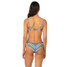Maaji Women's Echo Angles Bralette Bikini Top in Blue side detail