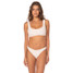 Maaji Women's Coconut Milk Dazzle Bralette Bikini Top in White side view