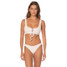 Maaji Women's Coconut Milk Dazzle Bralette Bikini Top in White back view