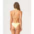 PQ Swim Women's Buttercup Basic Ruched Bikini Bottoms fit detail