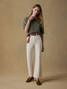 Faherty Women's Patch Pocket Ankle Pants side view