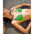 PQ Swim Women's Matcha Skyla Triangle Bikini Top full product shot