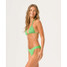 PQ Swim Women's Matcha Basic Ruched Bikini Bottoms fit detail