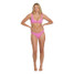 The Billabong Women's Summer Hi Lowrider Bikini Bottoms in Pretty Pink