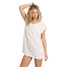 The Billabong Women's Hallow Wave Mini Short Sleeve Dress in Salt Crystal