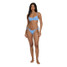 Billabong Women's Mini Wave Check Helena Underwire Bikini Top True Blue side view