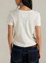 Free People Women's Atlas Crew Tee in Ivory