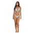 Billabong Women's Picnic Multi Tri Bikini Top Dream Blue front view