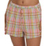 The Billabong Women's Sweet Check Shorts in Party Pink