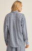 Z Supply Women's Signature Striped Linen Top in Indigo
