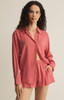Z Supply Women's Signature Striped Linen Top in Gelato detail