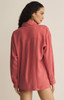 Z Supply Women's Signature Striped Linen Top in Gelato back view