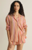 Z Supply Women's Signature Striped Linen Top in Tiger Lily