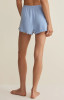 Z Supply Women's Let's Make Up Lounge Shorts Ice Blue back