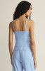The Z Supply Women's Lynn Pointelle Cami in Ice Blue