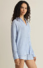 The Z Supply Women's Classic Gingham Top in Ice Blue