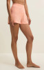 The Z Supply Women's Classic Gingham Shorts in Cantaloupe