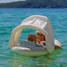 Sunny Life Float Together Baby Seat Duck Sage Stripe front view