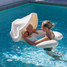 Sunny Life Float Together Baby Seat Duck Sage Stripe full view