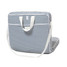 Sunny Life Take Anywhere Folding Chair in Navy Stripe side angle