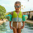 Sunny Life Kids' Salty The Shark Swim Goggles aqua detail view