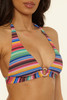 The Becca Women's Vallarta Halter Bikini Top in Multi