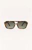 Z Supply Women's After Hour Polarized Sunglasses in Dark Tort - Gradient Polarized front view