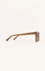 Z Supply Women's High Tide Polarized Sunglasses in Taupe Gradient side view