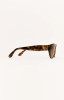 Z Supply Women's Mirage Polarized Sunglasses in Brown Tortoise - Brown