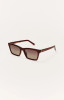 Z Supply Women's Studio Polarized Sunglasses in Vino back view