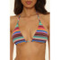 The Becca Women's Vallarta Triangle Bikini Top in Multi