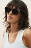 Z Supply Women's Front Row Polarized Sunglasses in Brown Tortoise - Brown Polarized detail