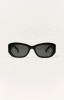 Z Supply Women's Legacy Polarized Sunglasses in Polished Black - Grey Polarized