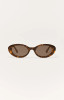 Z Supply Women's Sunspell Polarized Sunglasses in Brown Tortoise front view