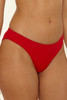 Becca Women's Riviera Hipster Bikini Bottoms in Apple flat lay