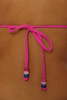 Becca Coast Line Triangle Bikini Top Rose Berry side