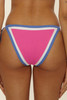 The Becca Women's Coast Line Tie Side Bikini Bottoms in Rose Berry
