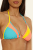The BCA By Rebecca Virtue Women's Gigi Triangle Bikini Top in Pacific Blue