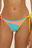 BCA By Rebecca Virtue Women's Gigi Side Tie Bikini Bottoms Pacific Blue flat lay