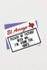 El Arroyo Be Patient Greeting Card