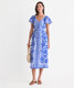 Vineyard Vines Women's Britt Midi Dress fabric detail
