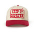 Seager Keep It Country Trucker Hat Red/Cream side
