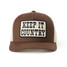 Seager Keep It Country Trucker Hat - Brown/Cream