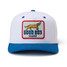 Seager Good Boy Hemp Snapback Hat - Blue/Cream
