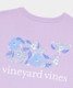 Vineyard Vines Women's Hibiscus Whale Tee detail view