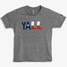 TYLER'S Kids' Y'all Tee in Athletic Grey